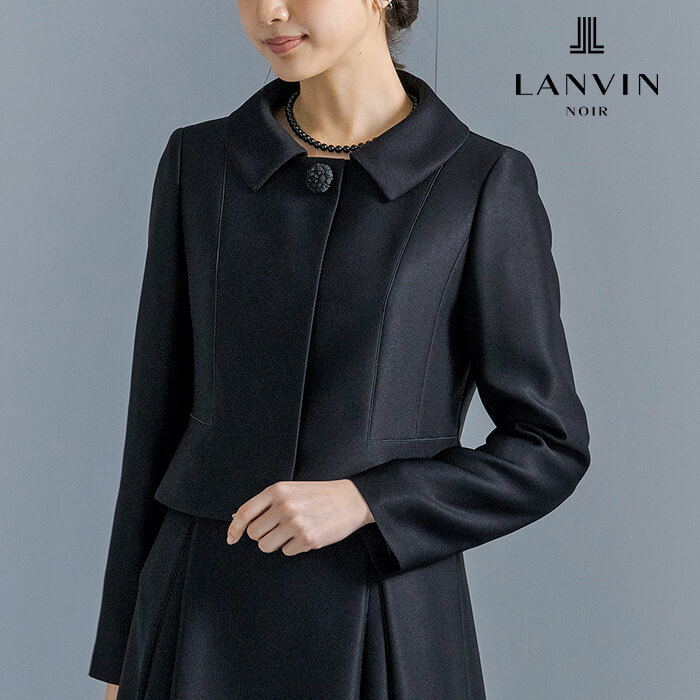 新聞掲載】ショールカラーアンサンブル 9号・ブラック｜東京ソワール