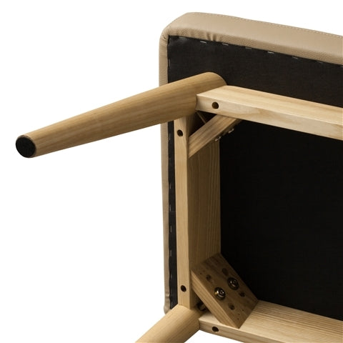 ピオニ カウチ L ベージュxナチュラル（W1350） | Francfranc（フラン