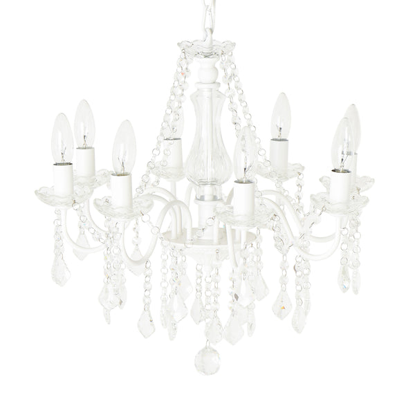 アントイン シャンデリア 8灯 ホワイト | Francfranc（フランフラン