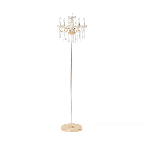 アントイン フロアシャンデリア 5灯 ゴールド | Francfranc（フラン