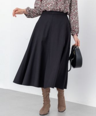 組曲(クミキョク)のツイル起毛フレア スカート通販 | 集英社HAPPY PLUS