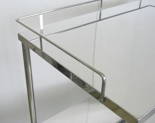 ステンレスワゴン（2段共3方柵付き） - ねね-30HL （HL板） | 藤本製作所