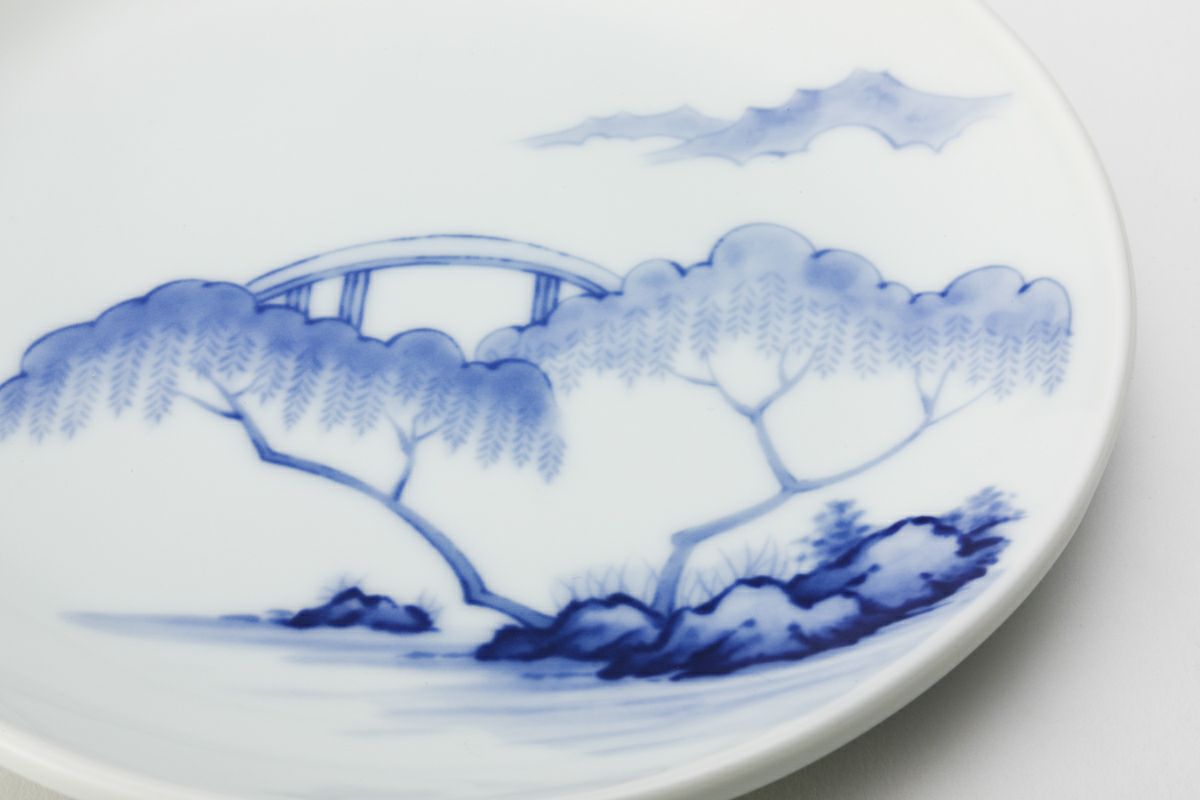 絵変山水 銘々皿揃 | 有田焼 深川製磁｜公式オンラインストア