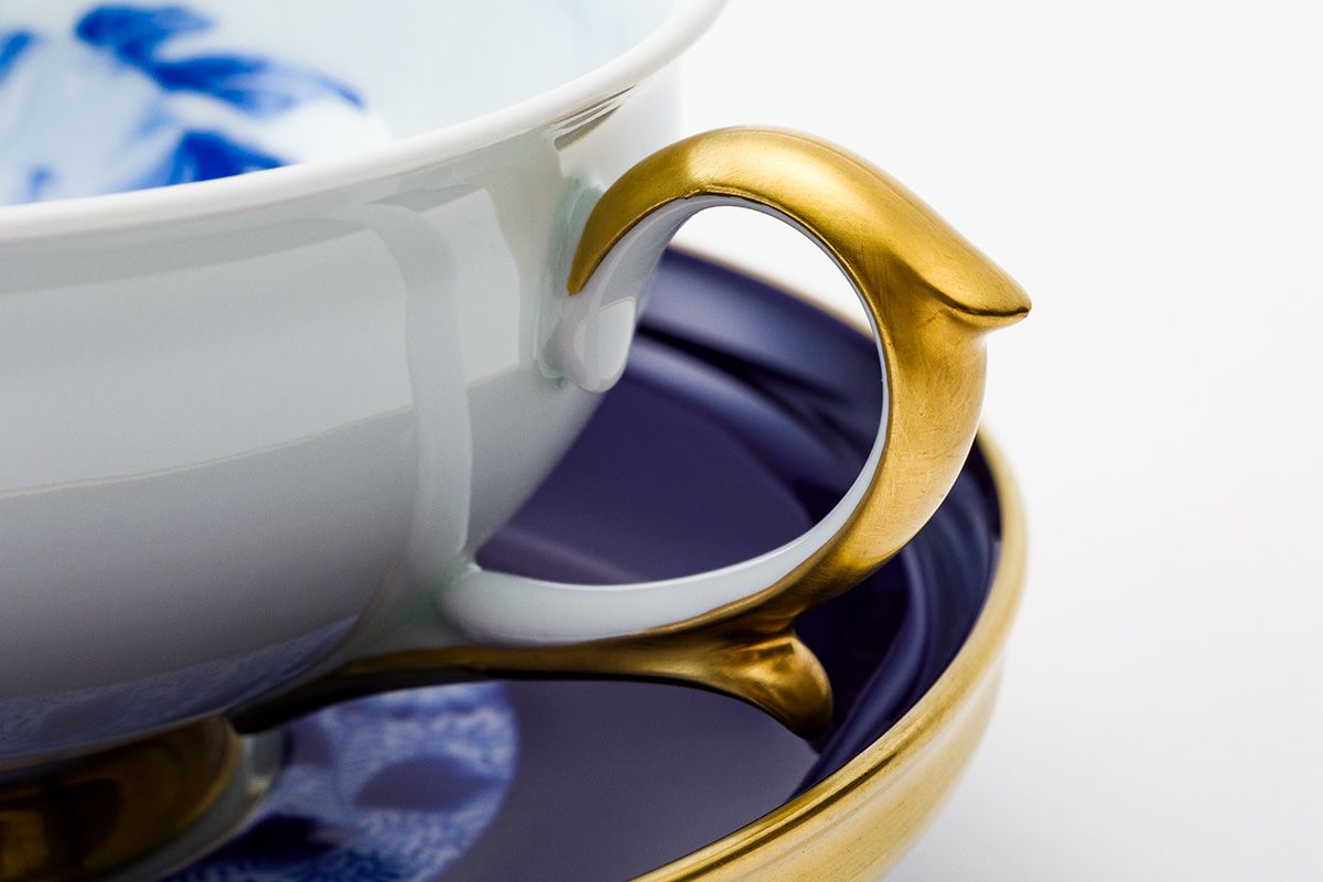 オリエンタルブルー 紅茶碗皿 | 有田焼 深川製磁｜公式オンラインストア