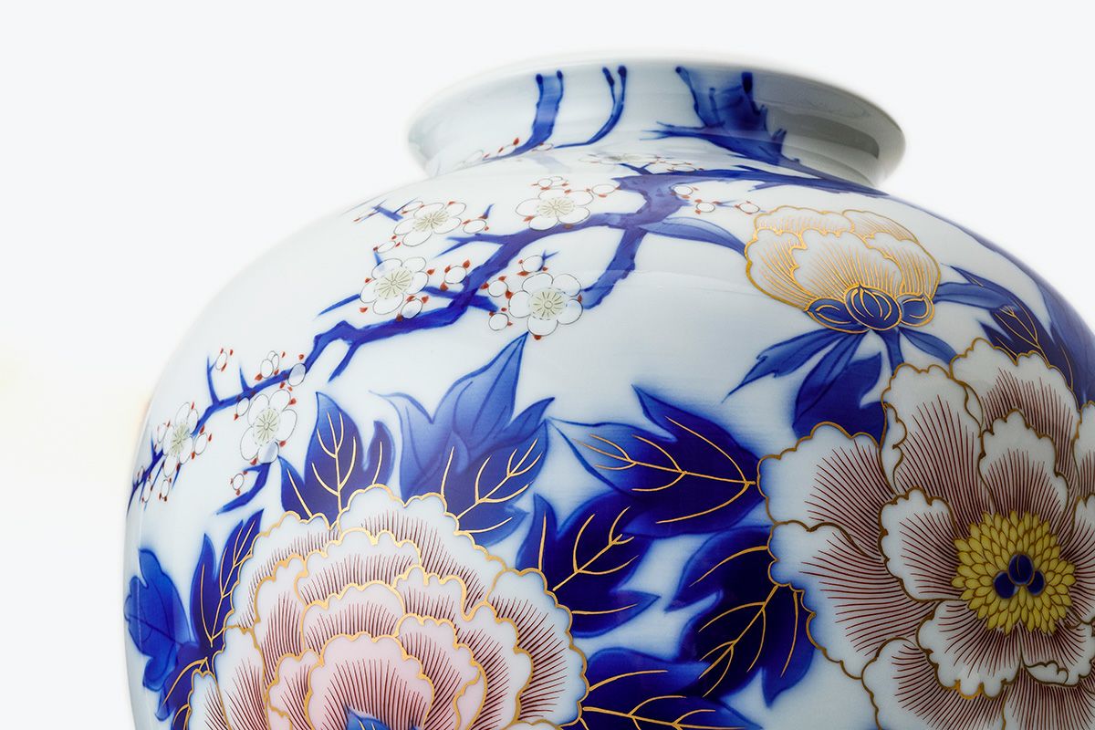 梅牡丹 12号花生 | 有田焼 深川製磁｜公式オンラインストア