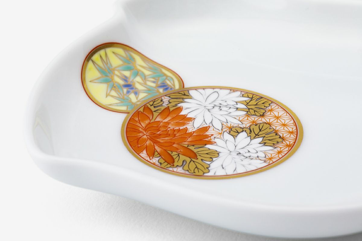 寿赤絵 トリプレット千鳥（3枚組） | 有田焼 深川製磁｜公式オンライン