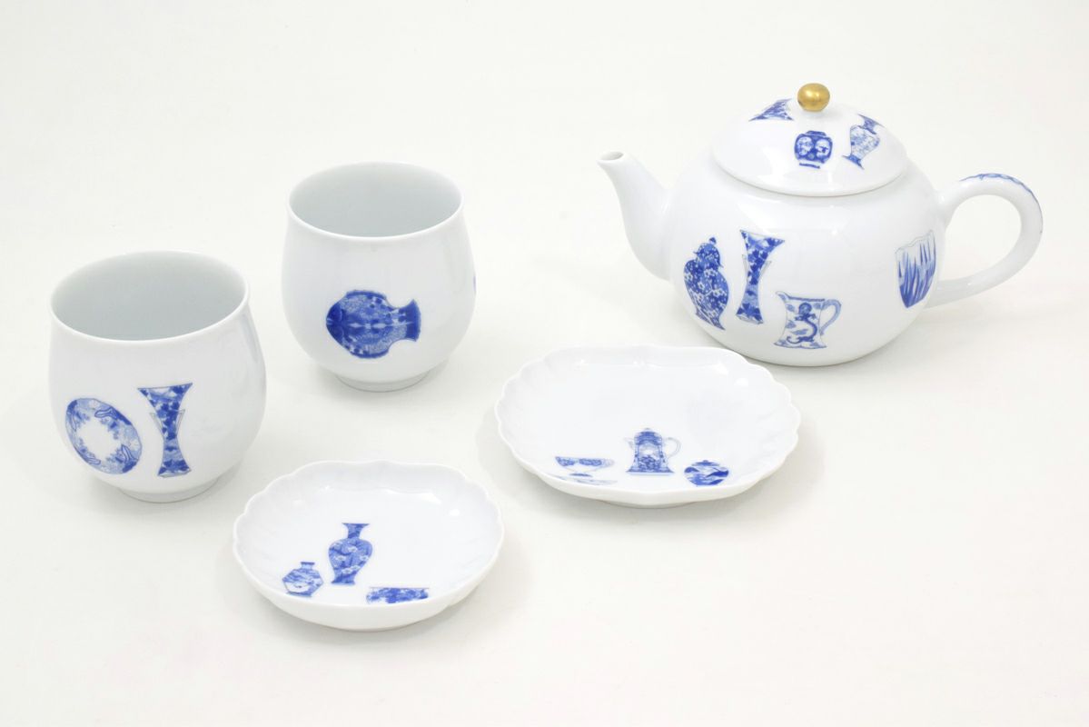 ブルーチャイナⅡ 菊中割小皿 1枚 | 有田焼 深川製磁｜公式オンライン