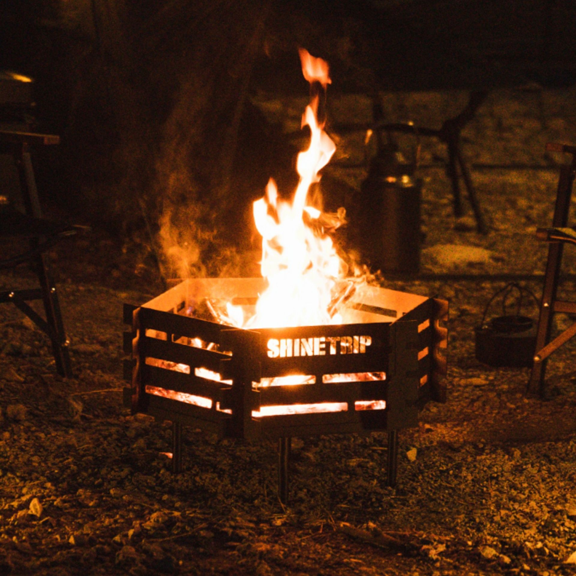 焚き火台 ソロ 六角鋼板料理名人焚き火台 焚き火台 ソロ|焚き火台専門